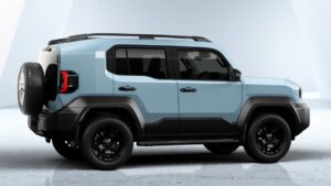 Toyota Land Cruiser FJ - задний синий цвет.