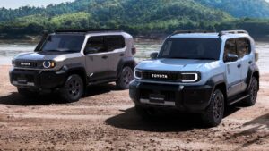 Toyota Land Cruiser FJ - дальнобойный автомобиль.