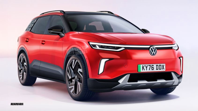 Volkswagen ID. Tiguan: преемник ID.4 от VW в деталях VW ID. Tiguan передние 3/4 Аварварии.