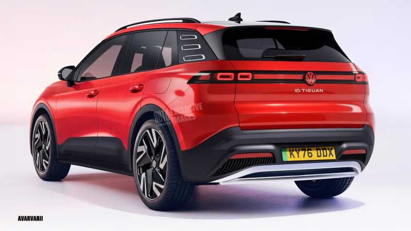 VW ID. Tiguan передние 3/4 Аварварии.