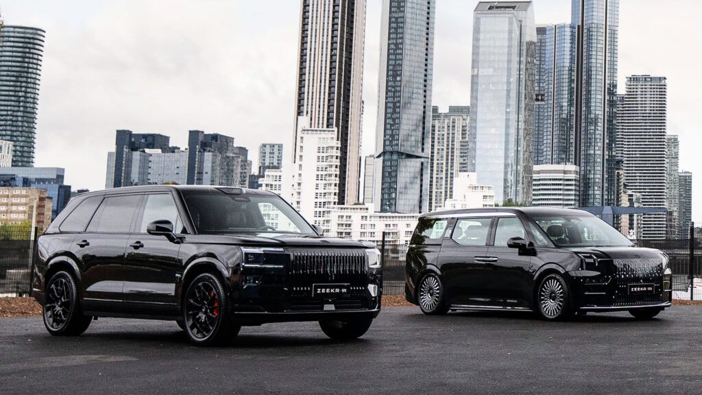 Zeekr 9X приземлился! Китайский внедорожник попал в Лондон в преддверии запуска бренда 2026 года Zeekrs в Лондоне.