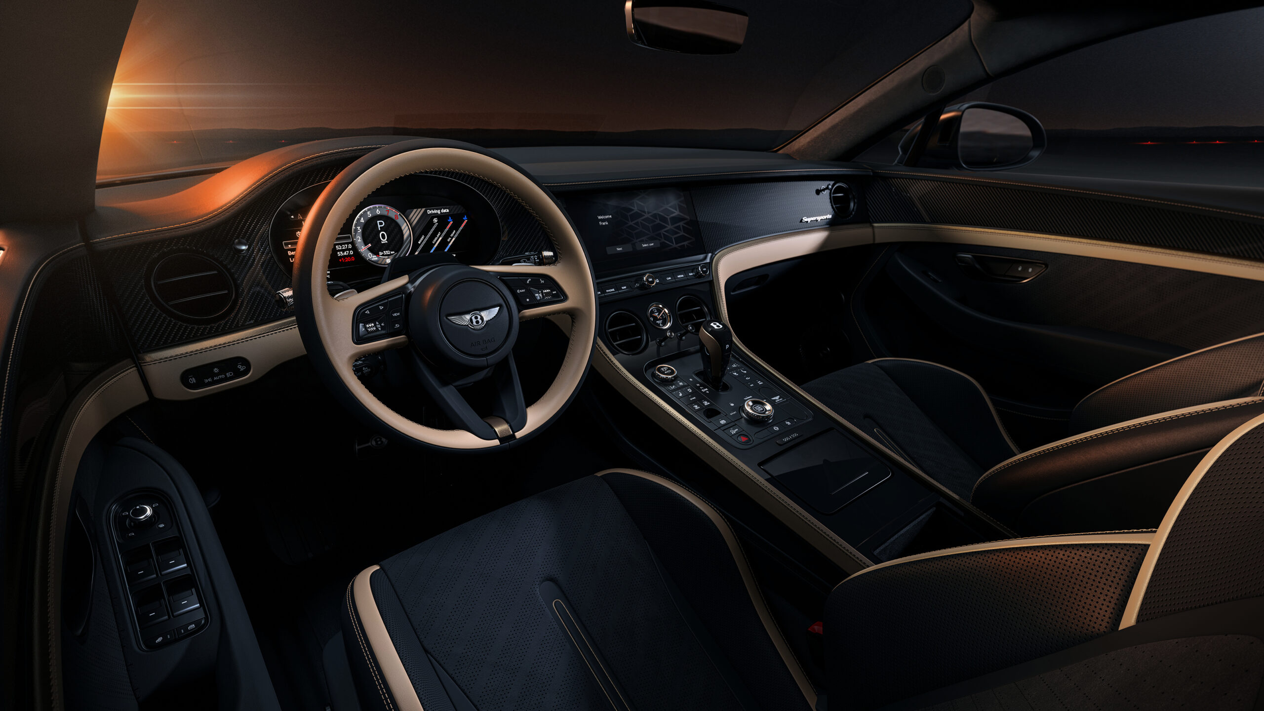 Интерьер Bentley Supersports интерьер Бентли Суперспорт.