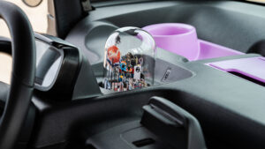 Citroen Ami Buggy Rip Curl - приборная панель с орнаментом.