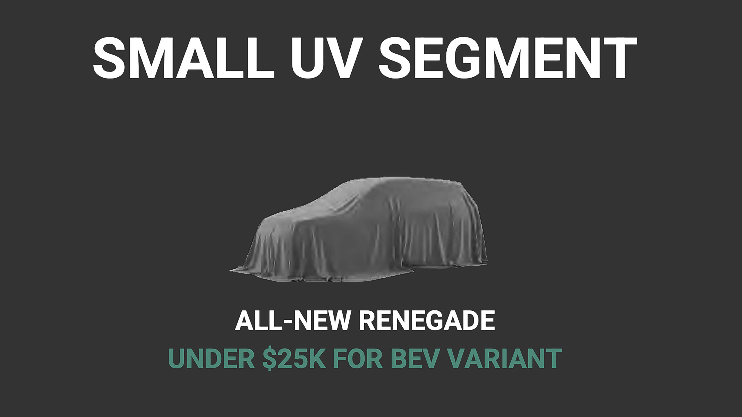 Jeep Renegade - это джип-отступник.