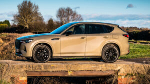 Mazda CX-80 - beige front angled