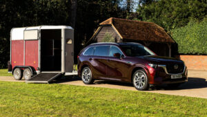 Mazda CX-80 - буксировка.