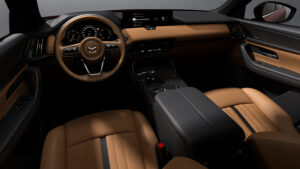 Mazda CX-80 - интерьер интерьера.