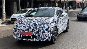 Nissan Juke EV - front 3/4