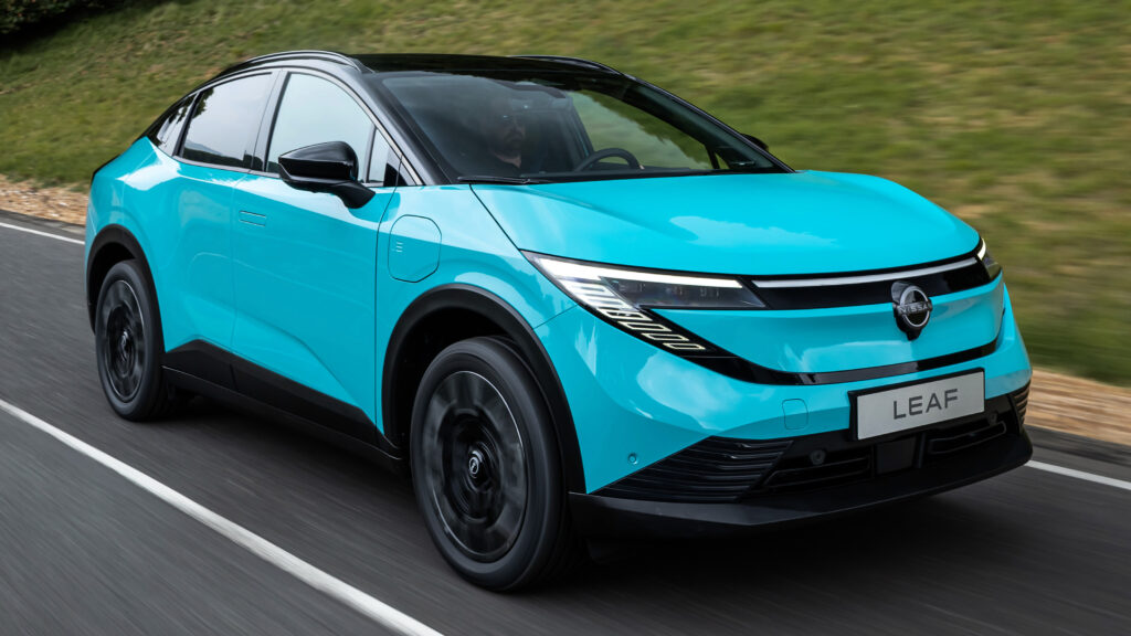 Новый Nissan Leaf в продаже: запас хода в 386 миль за 32 тыс. £, с небольшой помощью от гранта EV Nissan Leaf - front