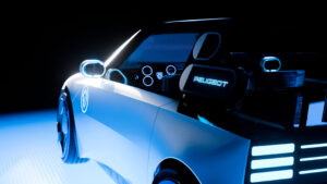 Концепция Peugeot Polygon - детали задней части.