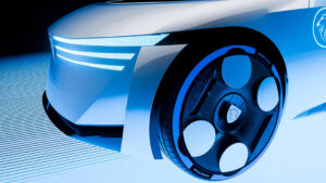 Концепция Peugeot Polygon - фронтальный фонарь