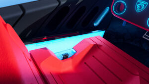 Концепция Peugeot Polygon - интерьер интерьера.