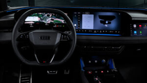 2026 Audi - руль и приборная панель.