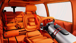 Концепция Citroen ELO - переднее сиденье.