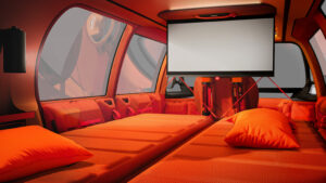 Концепция Citroen ELO - кровать для кровати.