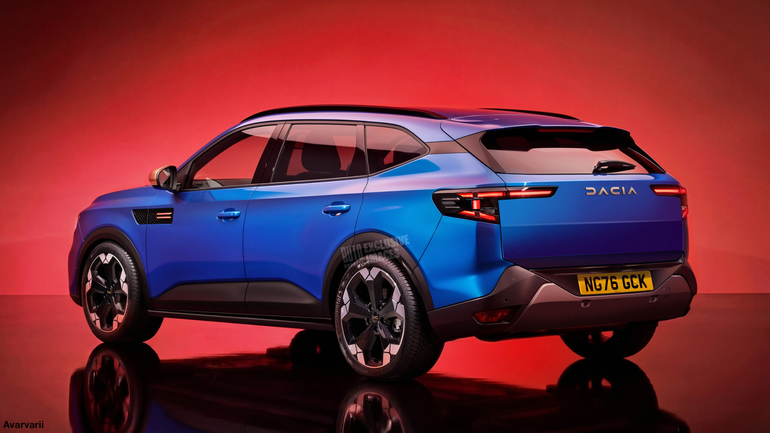 Dacia C-Neo - эксклюзивное изображение задней части.