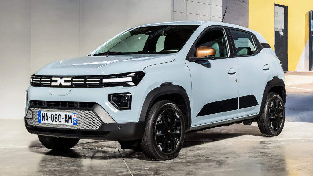 Dacia Spring facelift - front