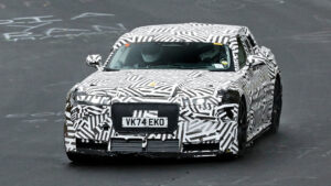 Тест-кар Jaguar Type GT купе испытательный автомобиль Jaguar Type GT.