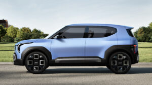 Концепция Kia EV2 - сбоку.