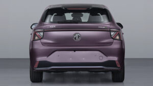 Новая подтяжка лица MG MG4 EV - снимки MIIT, задние статические.