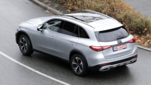Mercedes GLC facelift - silver rear 3/4