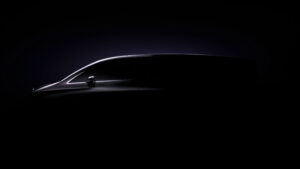 Тизер с изображением Mercedes VAN. EA.