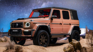 Новый Brabus XL 800 Cabrio - передние 3/4 крыши вверх.