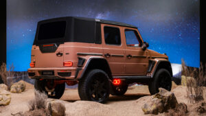 Новый Brabus XL 800 Cabrio - задние 3/4 крыши вверх.