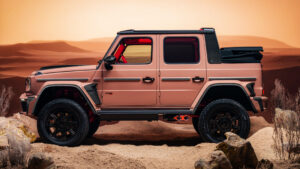 Новый Brabus XL 800 Cabrio - крыша с боковым профилем снижена.