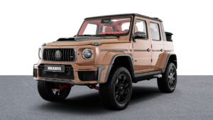 Новый Brabus XL 800 Cabrio студия - передние 3/4