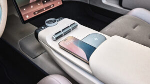 Концепция Skoda Vision O - центральная консоль.