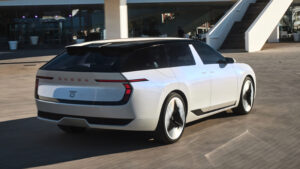 Концепция Skoda Vision O - задняя часть.