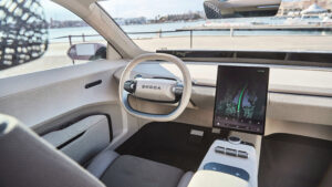 Концепция Skoda Vision O - салонный салон.