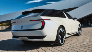 Концепция Skoda Vision O - задняя часть.