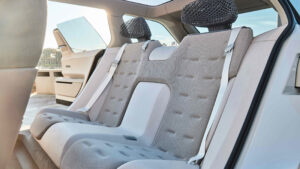 Концепция Skoda Vision O - задние сиденья.