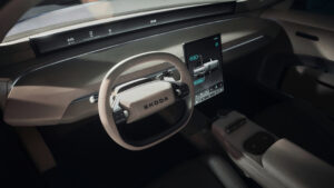 Концепция Skoda Vision O - приборная панель