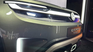 Volkswagen ID. Кросс-концепция на Мюнхенском автосалоне - передняя решетка.