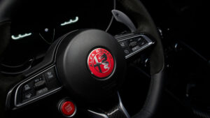 Alfa Romeo Giulia Quadrifoglio Luna Rosa - рулевое колесо рулевого колеса