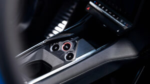 Alpine A390 - центральная консоль.