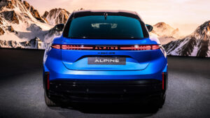 Alpine A390 - полная задняя часть.