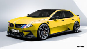 2028 BMW M3 render (watermarked)