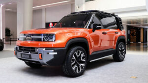 Концепция Geely Galaxy Cruiser - с фронтальным углом.