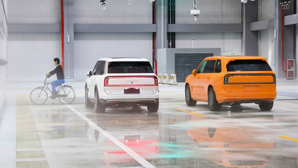 Geely safety testing centre - crash testing