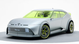 Концепция Hyundai Concept Three - передняя передняя часть.