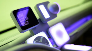 Hyundai Concept Three - экранный экран.