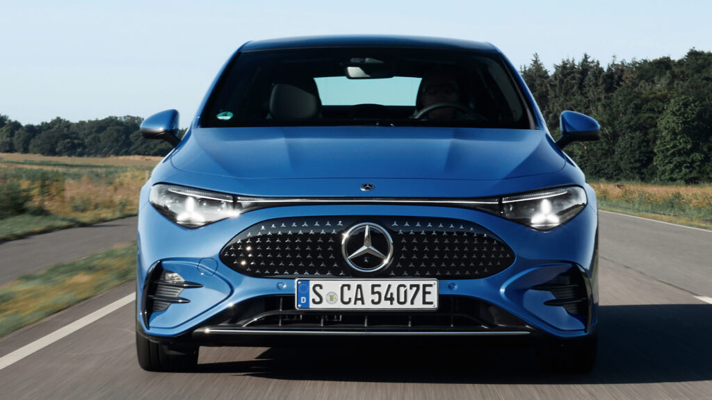 Mercedes CLA with EQ Technology - full front