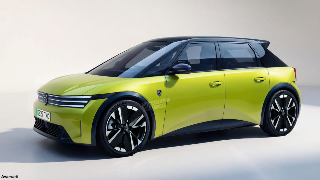 New Peugeot 208 exclusive image - front