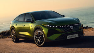 Peugeot E-408 facelift - передняя статика.