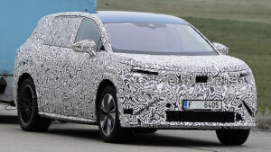 Skoda Vision 7S шпионский выстрел - передние 3/4