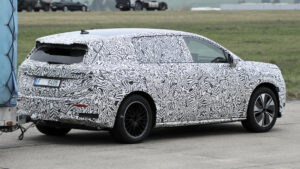 Skoda Vision 7S шпионский выстрел - задние 3/4